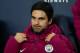 MANCHESTER, ENGLAND - NOVEMBER 29: Mikel Arteta, Manchester City coach looks on prior to the Premier League match between Manchester City and Southampton at Etihad Stadium on November 29, 2017 in Manchester, England. (Photo by Clive Brunskill/Getty Images)