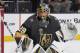 LAS VEGAS, NV - MAY 16: Marc-Andre Fleury #29 of the Vegas Golden Knights tends net against the Winnipeg Jets in the third period of Game Three of the Western Conference Finals during the 2018 NHL Stanley Cup Playoffs at T-Mobile Arena on May 16, 2018 in Las Vegas, Nevada. The Golden Knights won 4-2. (Photo by Ethan Miller/Getty Images)