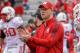 LINCOLN, NE - APRIL 21: Head Coach Scott Frost of the Nebraska Cornhuskers before the Spring game at Memorial Stadium on April 21, 2018 in Lincoln, Nebraska. (Photo by Steven Branscombe/Getty Images)