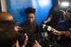 CHICAGO, IL - MAY 17: Collin Sexton speaks with reporters during Day One of the NBA Draft Combine at Quest MultiSport Complex on May 17, 2018 in Chicago, Illinois. NOTE TO USER: User expressly acknowledges and agrees that, by downloading and or using this photograph, User is consenting to the terms and conditions of the Getty Images License Agreement. (Photo by Stacy Revere/Getty Images)