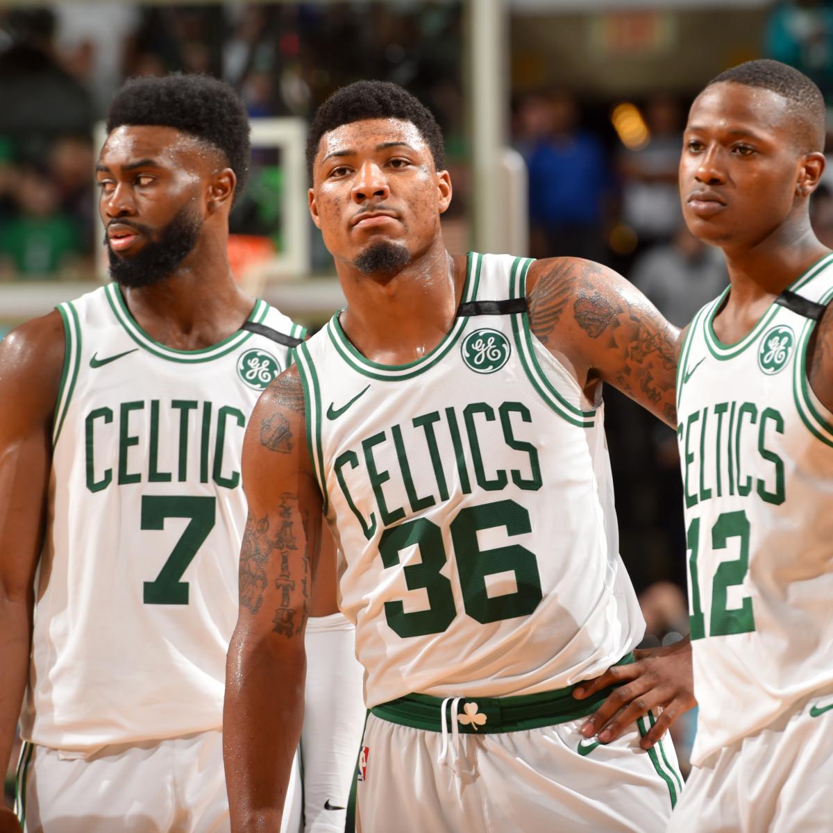 Jaylen Brown, Marcus Smart Address Celtics Playoff Road Woes | Bleacher Report | Latest News, Videos and Highlights
