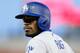MIAMI, FL - MAY 17: Yasiel Puig #66 of the Los Angeles Dodgers in action against the Miami Marlins at Marlins Park on May 17, 2018 in Miami, Florida. (Photo by Michael Reaves/Getty Images)