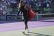 Serena Williams walks off the court after losing to Naomi Osaka of Japan, during the Miami Open tennis tournament, Wednesday, March 21, 2018, in Key Biscayne, Fla. Osaka won 6-3, 6-2. (AP Photo/Lynne Sladky)