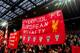 LIVERPOOL, ENGLAND - APRIL 24: Fans of Liverpool hold up a banner during the UEFA Champions League Semi Final First Leg match between Liverpool and A.S. Roma at Anfield on April 24, 2018 in Liverpool, United Kingdom. (Photo by Robbie Jay Barratt - AMA/Getty Images)