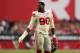 GLENDALE, AZ - DECEMBER 24: Defensive end Jason Pierre-Paul #90 of the New York Giants during the first half of the NFL game against the Arizona Cardinals at the University of Phoenix Stadium on December 24, 2017 in Glendale, Arizona. The Cardinals defeated the Giants 23-0. (Photo by Christian Petersen/Getty Images)