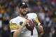 Pittsburgh Steelers quarterback Ben Roethlisberger (7) warms up before an NFL football game against the Houston Texans Monday, Dec. 25, 2017, in Houston. (AP Photo/Eric Christian Smith)