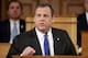 New Jersey Gov. Chris Christie delivers his final state of the state address at the Statehouse in Trenton, N.J., Tuesday, Jan. 9, 2018. He will be turning over state government control to Democratic Gov.-elect Phil Murphy, who takes office on Jan. 16. (AP Photo/Julio Cortez)