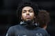 Milwaukee Bucks guard Sterling Brown (23) in the first half of an NBA basketball game Sunday, April 1, 2018. (AP Photo/David Zalubowski)