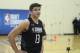 Grayson Allen, from Duke, participates in the NBA draft basketball combine Thursday, May 17, 2018, in Chicago. (AP Photo/Charles Rex Arbogast)