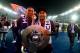 PARIS, FRANCE - MAY 12: (L-R) Kylian Mbappe of Paris Saint Germain, Neymar Jr of Paris Saint Germain celebrates the championship with the trophy during the French League 1 match between Paris Saint Germain v Rennes at the Parc des Princes on May 12, 2018 in Paris France (Photo by Jean Marie Hervio/Soccrates/Getty Images)