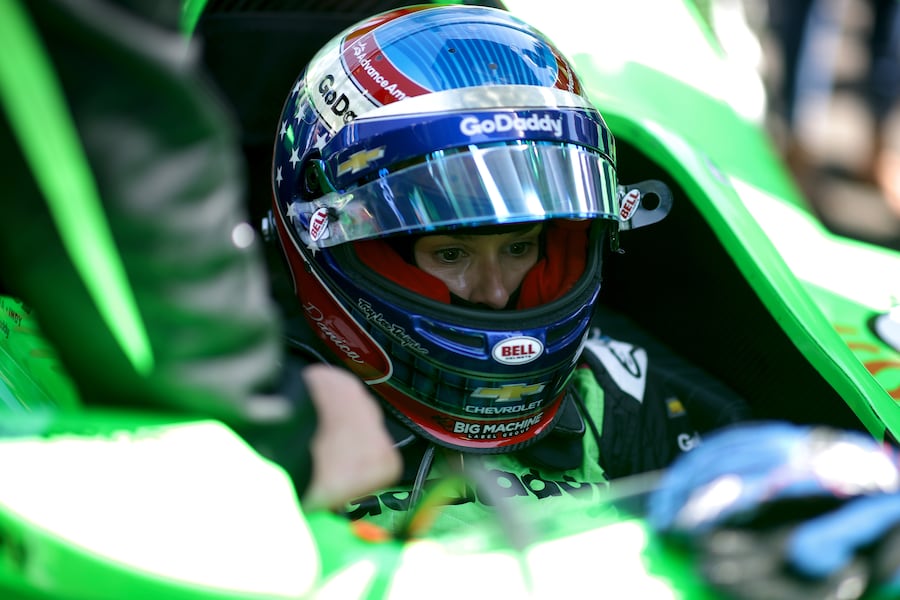 Image result for Danica Patrick crashes out of Indy 500, her final professional race