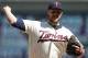 Minnesota Twins pitcher Phil Hughes throws against the St. Louis Cardinals in a baseball game Wednesday, May 16, 2018, in Minneapolis. (AP Photo/Jim Mone)