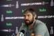 LAS VEGAS, NV - MAY 27: Alex Ovechkin #8 of the Washington Capitals answers questions during Media Day for the 2018 NHL Stanley Cup Final at T-Mobile Arena on May 27, 2018 in Las Vegas, Nevada. (Photo by Bruce Bennett/Getty Images)