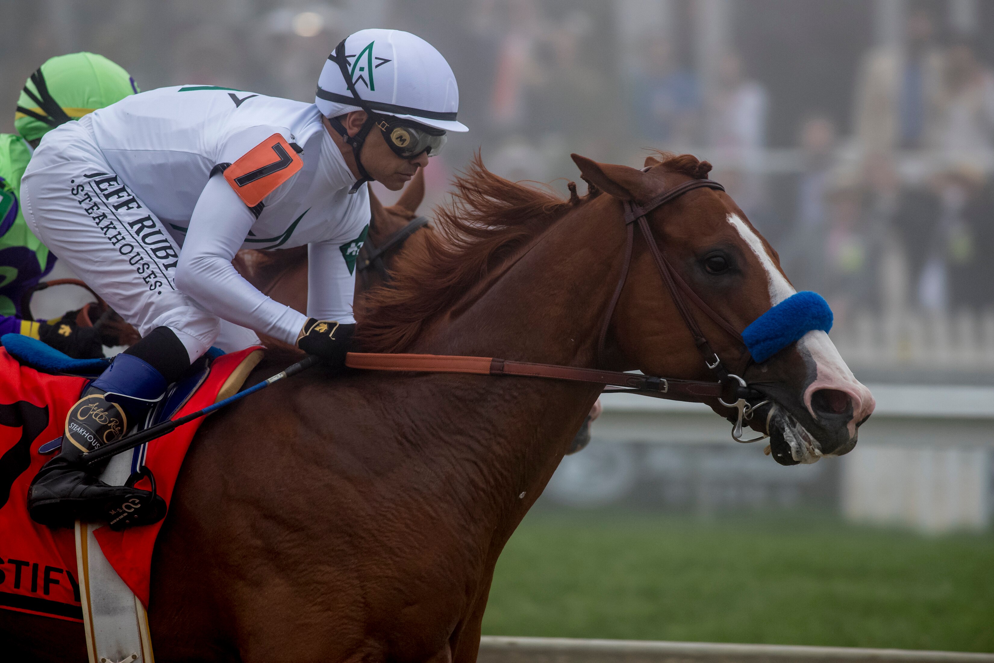 2018 JUSTIFY Triple Crown Winner 11x14 Photo Collage – Kentucky Derby, Preakness, Belmont