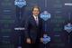 Alabama head coach Nick Saban poses for photos on the red carpet before the first round of the NFL football draft, Thursday, April 26, 2018, in Arlington, Texas. (AP Photo/Eric Gay)
