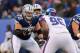 EAST RUTHERFORD, NJ - DECEMBER 10: (NEW YORK DAILIES OUT) Zack Martin #70 of the Dallas Cowboys in action against the New York Giants on December 10, 2017 at MetLife Stadium in East Rutherford, New Jersey. The Cowboys defeated the Giants 30-10. (Photo by Jim McIsaac/Getty Images)