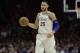 Ben Simmons of Philadelphia 76ers in action during Game 4 of an NBA basketball second round playoff series against the Boston Celtics, Monday, May 7, 2018, in Philadelphia. (AP Photo / Matt Slocum)
