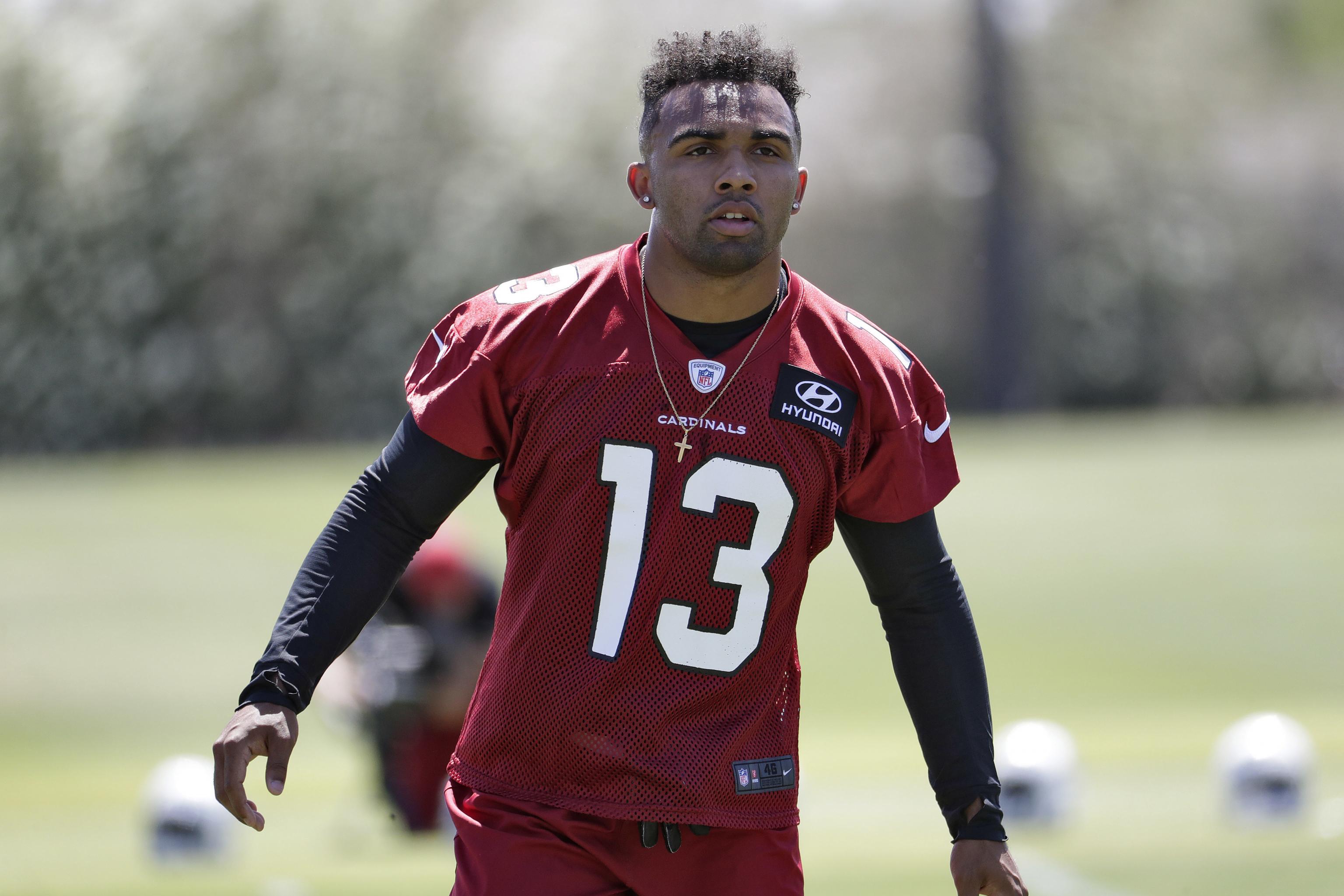 Christian Kirk of the Arizona Cardinals in action against the