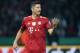 Bayern Munich's Polish striker Robert Lewandowski reacts during the German Cup DFB Pokal final football match FC Bayern Munich vs Eintracht Frankfurt at the Olympic Stadium in Berlin on May 19, 2018. (Photo by Christof STACHE / AFP) / RESTRICTIONS: ACCORDING TO DFB RULES IMAGE SEQUENCES TO SIMULATE VIDEO IS NOT ALLOWED DURING MATCH TIME. MOBILE (MMS) USE IS NOT ALLOWED DURING AND FOR FURTHER TWO HOURS AFTER THE MATCH. == RESTRICTED TO EDITORIAL USE == FOR MORE INFORMATION CONTACT DFB DIRECTLY AT +49 69 67880 / (Photo credit should read CHRISTOF STACHE/AFP/Getty Images)