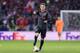 MADRID, SPAIN - MAY 03: Aaron Ramsey of Arsenal FC in action during the UEFA Europa League 2017-18 semi-finals (2nd leg) match between Atletico de Madrid and Arsenal FC at Wanda Metropolitano on May 03 2018 in Madrid, Spain. (Photo by Power Sport Images/Getty Images)