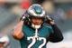 PHILADELPHIA, PA - DECEMBER 31: Cornerback Sidney Jones #22 of the Philadelphia Eagles looks on during warm ups before playing against the Dallas Cowboys at Lincoln Financial Field on December 31, 2017 in Philadelphia, Pennsylvania. (Photo by Mitchell Leff/Getty Images)