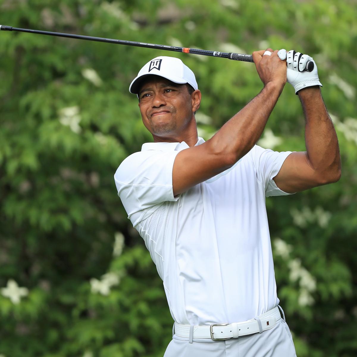 Tiger Woods Shoots Par After Rough Start in 2018 Memorial Tournament 1st Round