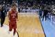 Oklahoma's Trae Young leaves the court after the NCAA men's college basketball tournament first-round game against Rhode Island, Thursday, March 15, 2018, in Pittsburgh. (AP Photo/Keith Srakocic)
