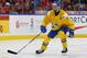 BUFFALO, NY - JANUARY 5: Rasmus Dahlin #8 of Sweden in play against Canada during the Gold medal game of the IIHF World Junior Championship at KeyBank Center on January 5, 2018 in Buffalo, New York. Canada beat Sweden 3-1. (Photo by Kevin Hoffman/Getty Images)