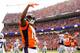 DENVER, CO - SEPTEMBER 17: Emmanuel Sanders #10 of the Denver Broncos celebrates after scoring a touchdown against the Dallas Cowboys at Sports Authority Field at Mile High on September 17, 2017 in Denver, Colorado. (Photo by Matthew Stockman/Getty Images)