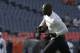 Seattle Seahawks' Terrell Owens gestures during warm-ups before an NFL football preseason game against the Denver Broncos, Saturday, Aug. 18, 2012, in Denver. (AP Photo/Joe Mahoney)