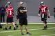 Philadelphia Eagles head coach Doug Pederson watches during practice at NFL football training camp, Tuesday, May 22, 2018, in Philadelphia. (AP Photo/Chris Szagola)