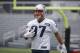 New England Patriots tight end Rob Gronkowski (87) carries the ball during an NFL football minicamp practice, Tuesday, June 5, 2018, in Foxborough, Mass. (AP Photo/Steven Senne)
