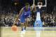 PHILADELPHIA PA- FEBRUARY 01: Khyri Thomas #2 of the Creighton Bluejays dibbles the ball during a college basketball game against the Villanova Wildcats at the Wells Fargo Arena on February 1, 2018 in Philadelphia, Pennsylvania. The Wildcats won 98-78. (Photo by Mitchell Layton/Getty Images)