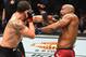 CHICAGO, ILLINOIS - JUNE 09: (L-R) Robert Whittaker of New Zealand punches Yoel Romero of Cuba in their middleweight fight during the UFC 225 event at the United Center on June 9, 2018 in Chicago, Illinois. (Photo by Josh Hedges/Zuffa LLC/Zuffa LLC via Getty Images)