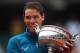 PARIS, FRANCE - JUNE 10: Rafael Nadal of Spain is seen with the trophy after his Men's Singles Final match against Dominic Thiem of Austria during day fiftteen of the 2018 French Open at Roland Garros on June 10, 2018 in Paris, France. (Photo by Ian MacNicol/Getty Images)