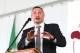 CANASTOTA, NY - JUNE 10: Inductee Vitali Klitschko speaks during the 2018 induction ceremony at the International Boxing Hall of Fame for the Weekend of Champions event on June 10, 2018 in Canastota, New York. (Photo by Alex Menendez/Getty Images)