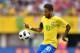 Brazil's forward Neymar eyes a ball during the international friendly footbal match Austria vs Brazil in Vienna, on June 10, 2018. (Photo by JOE KLAMAR / AFP) (Photo credit should read JOE KLAMAR/AFP/Getty Images)