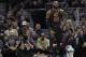Cleveland Cavaliers' LeBron James in action in the first half of Game 4 of basketball's NBA Finals against the Golden State Warriors, Friday, June 8, 2018, in Cleveland. (AP Photo/Tony Dejak)
