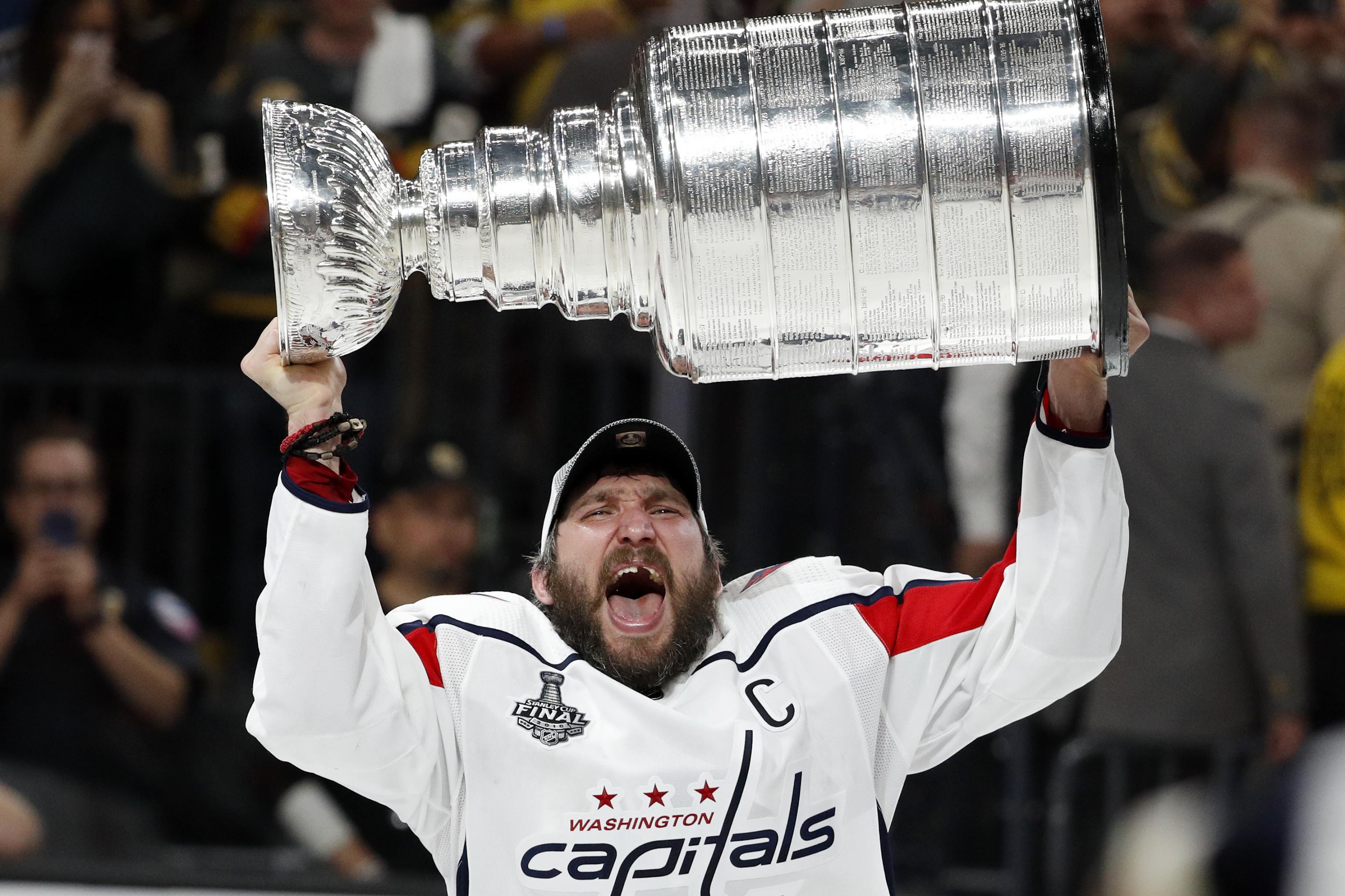 Ovechkin, Holtby get Jimmy Fallon to drink out of Stanley Cup - NBC Sports