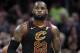 Cleveland Cavaliers' LeBron James looks up at the scoreboard during the first half against the Golden State Warriors in Game 3 of basketball's NBA Finals, Wednesday, June 6, 2018, in Cleveland. (AP Photo/Tony Dejak)