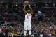 Ohio State forward Keita Bates-Diop goes up for a shot against Iowa during an NCAA college basketball game in Columbus, Ohio, Saturday, Feb. 10, 2018. Ohio State won 82-64. (AP Photo/Paul Vernon)