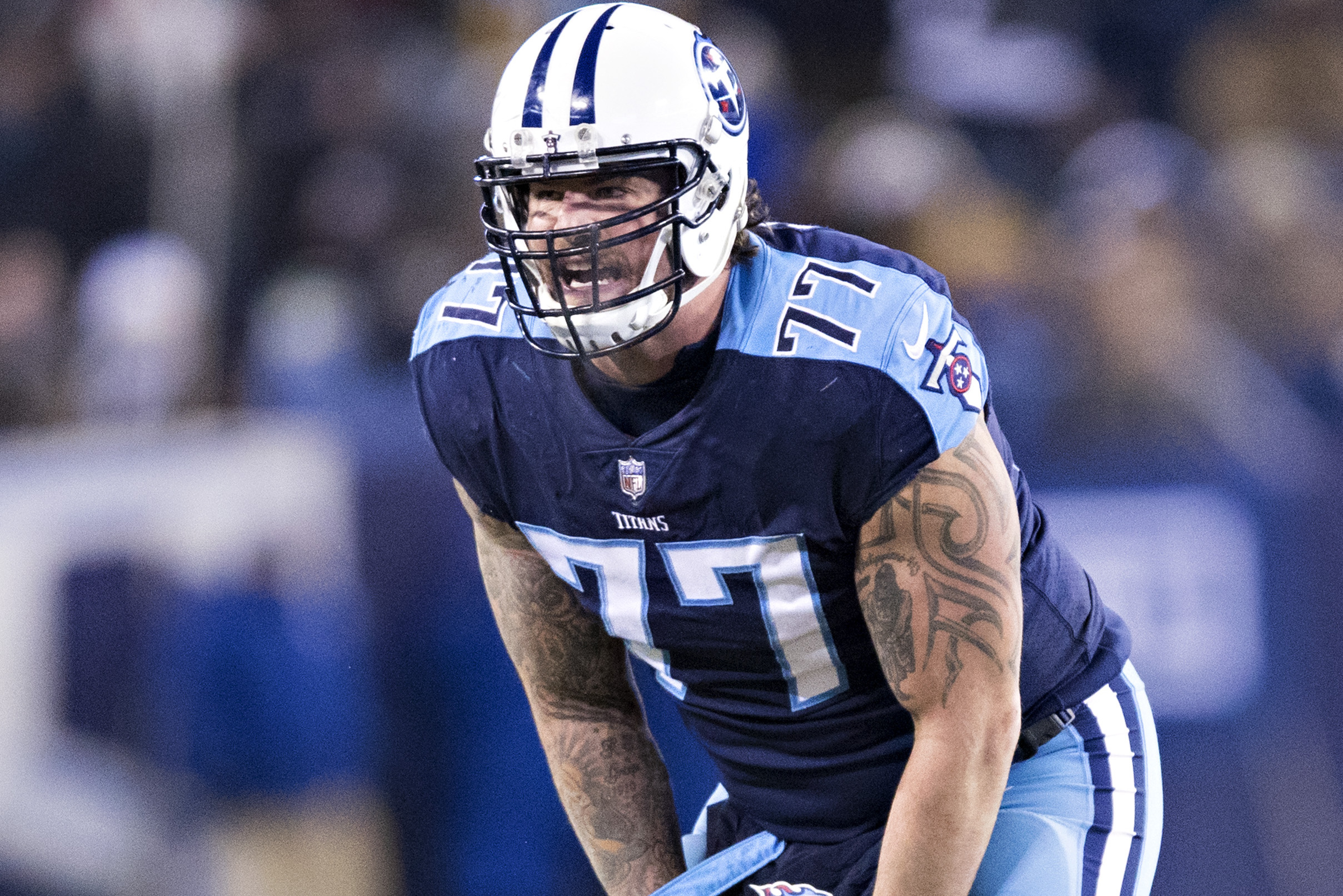 Taylor Lewan Skipping Titans Minicamp During Contract Negotiations