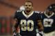 New Orleans Saints tight end Clay Harbor (80) leaves the field after an NFL preseason football game against the Cleveland Browns, Thursday, Aug. 10, 2017, in Cleveland. (AP Photo/Ron Schwane)
