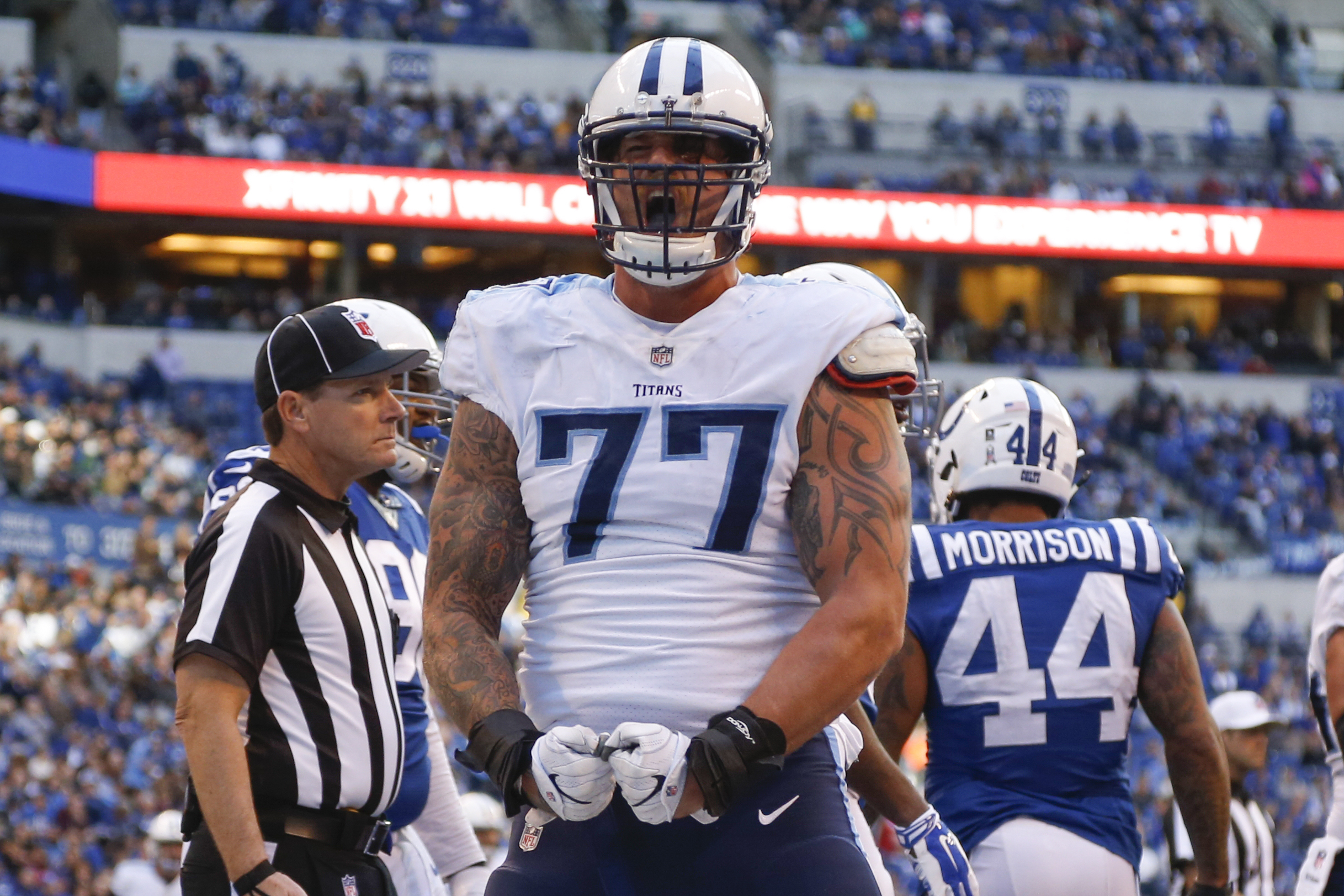 Titans LT Taylor Lewan Out For Season With Torn ACL; TE 