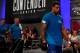 LAS VEGAS, NV - JUNE 12: Greg Hardy prepares to enter the Octagon prior to his heavyweight bout against Austen Lane during Dana White's Tuesday Night Contender Series at the TUF Gym on June 12, 2018 in Las Vegas, Nevada. (Photo by Jeff Bottari/DWTNCS LLC)