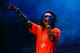 SAO PAULO, BRAZIL - MARCH 25: Wiz Khalifa performs during Lollapalooza Sao Paulo 2018 at the Interlagos racetrack on March 25, 2018 in Sao Paulo, Brazil. (Photo by Alexandre Schneider/Getty Images) *** Local caption ** Wiz Khalifa