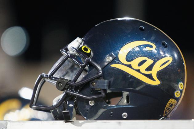 PULLMAN, WA - OCTOBER 13:  A California Golden Bears football helmet on the sidelines during the game against the Washington State Cougars at Martin Stadium on October 13, 2012 in Pullman, Washington.  (Photo by William Mancebo/Getty Images)