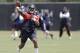 Houston Texans quarterback Deshaun Watson (4) throws a pass during an NFL football minicamp practice Tuesday, June 12, 2018, in Houston. (AP Photo/David J. Phillip)