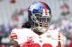 New York Giants defensive tackle Damon Harrison (98) during an NFL football game against the Arizona Cardinals, Sunday, Dec. 24, 2017, in Glendale, Ariz. The Cardinals won 23-0. (AP Photo/Rick Scuteri)