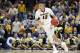 Missouri's Michael Porter Jr. brings the ball down the court during the first half in an NCAA college basketball game against Georgia at the Southeastern Conference tournament Thursday, March 8, 2018, in St. Louis. (AP Photo/Jeff Roberson)